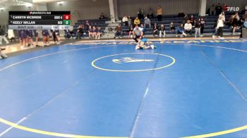 115 lbs Round 1 - Carsyn McBride, Kearney vs Keely Millan, Norton Community HS