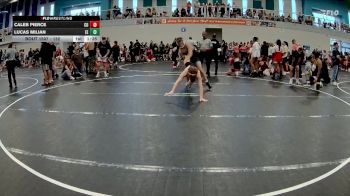 132 lbs Champ. Round 1 - Caleb Pierce, Camden Outsiders vs Lucas Milian, Eagle Empire