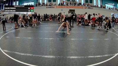 132 lbs Champ. Round 1 - Caleb Pierce, Camden Outsiders vs Lucas Milian, Eagle Empire