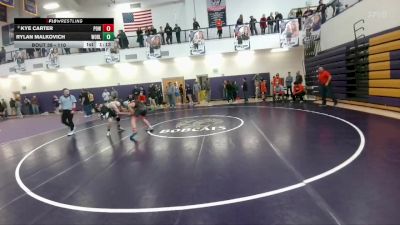 110 lbs Quarterfinal - Kye Carter, Powell Middle School vs Rylan Malkovich, Worland Middle School