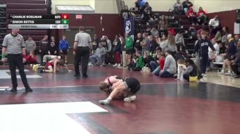 120 lbs Semifinal - Simon Bettis, Eddyville-Blakesburg-Fremont vs Charlie Boelman, North Polk