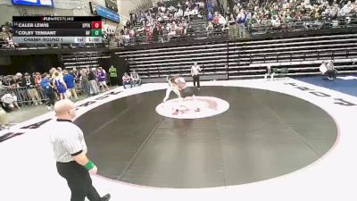 5A 138 lbs Champ. Round 1 - Caleb Lewis, Spanish Fork vs Colby Tennant, Westfield