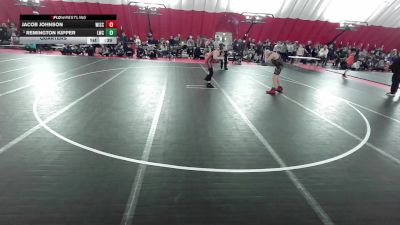 12U Boys - 160 lbs Quarters - Remington Kipper, Lancaster Wrestling Club vs Jacob Johnson, Wisconsin