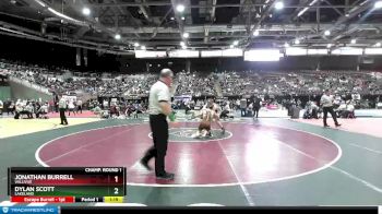 4A 170 lbs Champ. Round 1 - Jonathan Burrell, Vallivue vs Dylan Scott, Lakeland