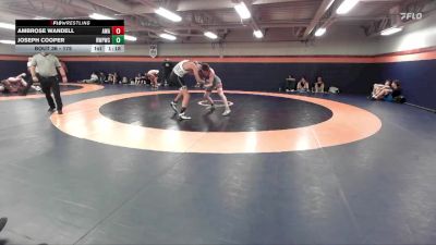 175 lbs Cons. Round 3 - Joseph Cooper, Riverton Wolf Pack Wrestling Club vs Ambrose Wandell, Aviator Wrestling Academy