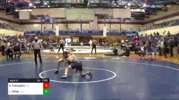 138 lbs Semifinal - Anthony Colangelo, Chambersburg vs Josh Miller, Central Dauphin