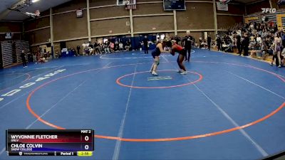 180 lbs Quarterfinal - Wyvonnie Fletcher, UNLV vs Chloe Colvin, Snow College