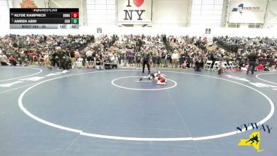 56 lbs Cons. Round 4 - Ameen Abid, Greece Storm Wrestling vs Klyde Kampnich, Black Belt Wrestling Academy