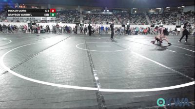 130 lbs Consi Of 4 - Tucker Goins, G3 Grappling vs Grayson VanTuyl, Coweta Tiger Wrestling