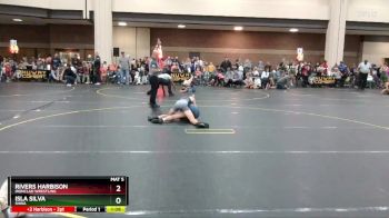 95 lbs Quarterfinal - Isla Silva, SHWA vs Rivers Harbison, Ironclad Wrestling