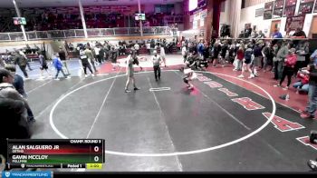 120 lbs Champ. Round 3 - Alan Salguero Jr, Orting vs Gavin McCloy, Pullman