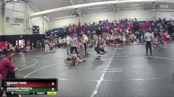 75 lbs Semifinal - Graham Tanis, C2X vs Gennaro Patacca, KC Elite Training Center