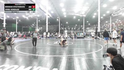 115 lbs Rr Rnd 4 - Brendan Stoutenburg, Journeymen Wrestling Blue - HSC vs Angel Gonzalez, Myland Wrestling Academy - HSC