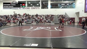141 lbs Round 3 (3 Team) - Alexander J Garcia, Imperial Valley College vs Artemis Shmuel, Santa Ana College