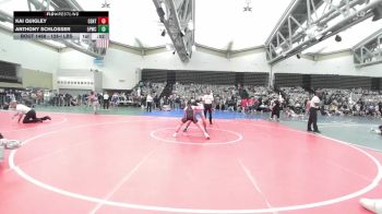 128-I lbs Consi Of 16 #2 - Kai Quigley, Centurion vs Anthony Schlosser, 5 Points Wrestling Club