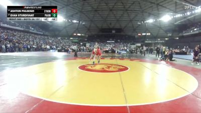 Boys 3A 157 lbs Cons. Round 3 - Ashton Fulgenzi, Stanwood vs Evan Sturdivant, Prairie