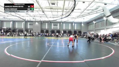 132 lbs Round Of 32 - Angelica Marin Reyes, Norwich Free Academy vs Alena Niziolek, Simsbury