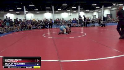 187 lbs Round 3 (8 Team) - Damarius Moton, Oklahoma Blue vs Braylen Meeuwsen, Michigan Blue