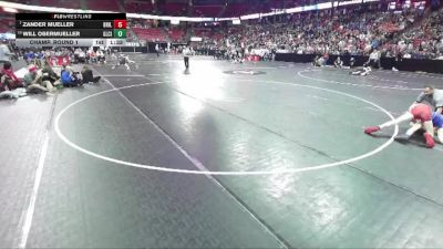 D3-106 lbs Champ. Round 1 - Zander Mueller, Brillion vs Will Obermueller, Glenwood City