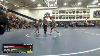 175 lbs Cons. Round 4 - Thomas Shondel, Medina Highland vs Ben DiMarco, Kenston