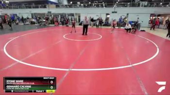 81 lbs Semifinal - Gennaro Calvani, Cavalier Wrestling Club vs Stone Ware, Willie Walters Wrestling Club