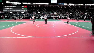 110 lbs Cons. Round 2 - Luke Myers, STC2 vs Reid Strosnider, STOA