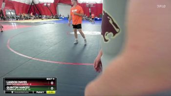 165 lbs Round 4 (6 Team) - Quinton Harcey, Cambridge-Isanti Blue vs Landon Mayes, LeRoy Panthers Maroon