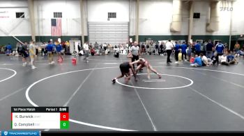 133 lbs 1st Place Match - Kyle Burwick, Unattached vs Quentrevion Campbell, Chadron State
