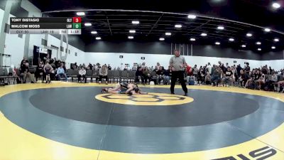 70 lbs Quarterfinals (8 Team) - Tony Distasio, Olympia vs Malcom Moss, LAW/Crass