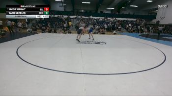 174 lbs Semifinal - Zach Needles, Messiah vs Jacob Wright, Washington And Lee