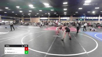 137 lbs 3rd Place - Brody Carson, Silverback WC vs Adam Baltazar Jr, Elite Force WC