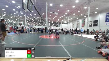 162 lbs Rr Rnd 3 - Jon Smith, Kraken Blue vs Brock Frable, Grit Mat Club