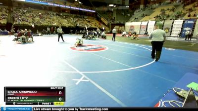 106 Class 2 lbs Cons. Semi - Parker Lutz, St. Michael The Archangel Catholic vs Brock Arrowood, Osage