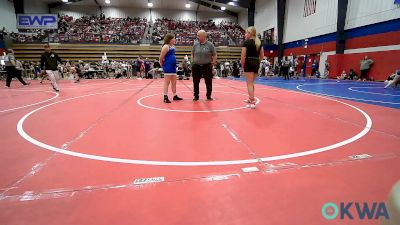 135-147 lbs Rr Rnd 5 - Kinley Kirby, Jay Wrestling Club vs Adalynn Parsley, Glenpool Warriors