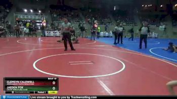 37 lbs Quarterfinal - Clemsyn Caldwell, Highlander Youth Wrestling vs Jaeden Fox, Cache Wrestling Club