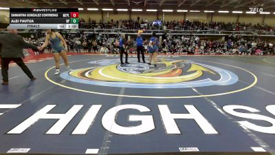 235 lbs Final - Samantha Gonzalez Contreras, Mt. Pleasant vs Alei Fautua, North Providence