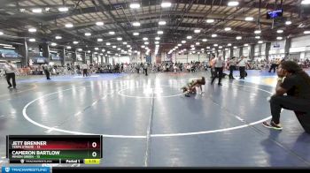 72 lbs Rd# 5- 3:45pm Friday Final Pool - Cameron Bartlow, Minion Green vs Jett Brenner, Terps Xtreme