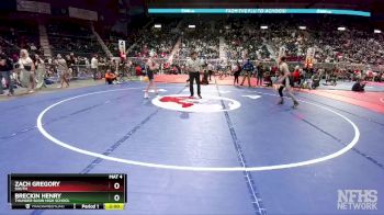 4A-113 lbs Champ. Round 1 - Zach Gregory, South vs Breckin Henry, Thunder Basin High School