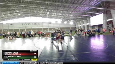110 lbs Cons. Round 2 - Cristian Valle, Thorobred Wrestling Club vs Cooper Hastings, Idaho