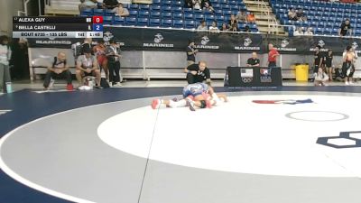 135 lbs Cons. Sub-quarters - Alexa Guy, Minnesota vs Bella Castelli, Illinois