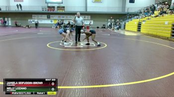 135 lbs Cons. Round 2 - Jamiela Seifuddin-Brown, Tualatin vs Nelly Lozano, Hillsboro