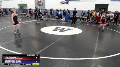 92 lbs 1st Place Match - Colten Mahoney, Mid Valley Wrestling Club vs Levi Connolly, Interior Grappling Academy