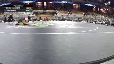 190 lbs Champ. Round 2 - Daniel Passmore, Social Circle vs Landon Rhie, Mill Creek