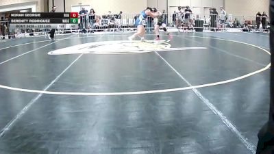 123 lbs Consi Of 32 #1 - Norah Georgie, Reign WC vs Serenity Rodriguez, Wasco Yourh Wrestling