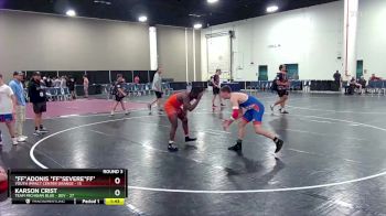 165 lbs Round 3 (6 Team) - *FF*Adonis *FF*Severe*FF*, Youth Impact Center Orange vs Karson Crist, Team Michigan Blue - DEV