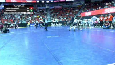 3A-132 lbs Champ. Round 2 - Ryker Graff, Waverly-Shell Rock vs Isaiah Thomsen, Indianola