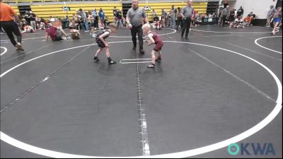 52 lbs Consolation - Nicholas Deurloo, Perry Wrestling Academy vs Stryker Haden, Woodward Youth Wrestling