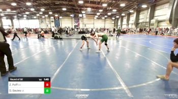 160 lbs Round Of 32 - Zane Puff, GA vs Dylan Davies, VA
