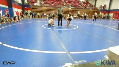 80 lbs Semifinal - Judson Gann, Barnsdall Youth Wrestling vs Kutter Means, Salina Wrestling Club