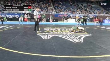 Girls-105 lbs Cons. Round 1 - PeggyJo Gessner, Monroe St Mary Catholic Central (Girls) vs Onalee Taylor, Union City (Girls)